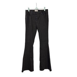 Articles Of Society Faith Flare Jeans Size 31 Black Cotton Blend Womens